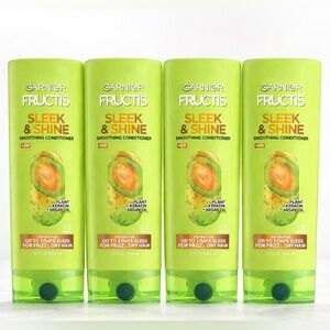 4 Garnier Fructis Sleek & Shine Conditioner 12 fl oz